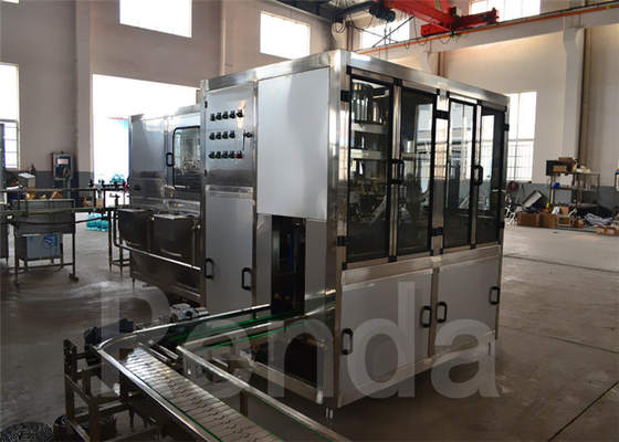 1200 BPH Automatic Water Filling Production Line For 5 Gallon Barrel Filling Machine