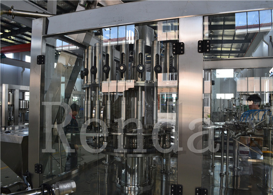 Electric Driven Type Full Automatic Liquid Juice Filling Machine With Stainless Steel Material