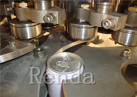 9KW 220V Carbonated Drink Filling Machine with Gas Sealing / Cans Washing Coconut Porridge