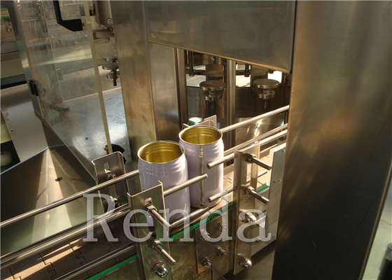 9KW 220V Carbonated Drink Filling Machine with Gas Sealing / Cans Washing Coconut Porridge