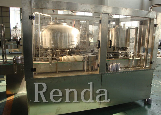 CO2 Drinks Water Carbonated Drink  Filling Machine With Washing / Filling / Capping
