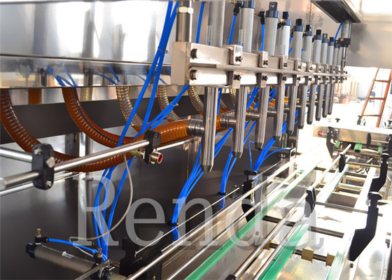 Rotary / Linear Type Oil Filling Machines And Packaging Machinery Stainless Steel Material