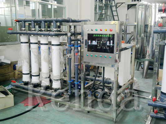 1000 LPH Drinking RO Water Treatment Systems Water Filter Water Purification Machinery 380V