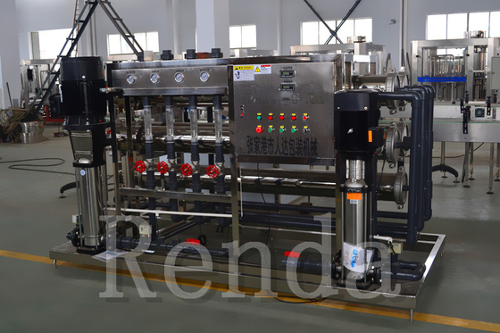 1000 LPH Drinking RO Water Treatment Systems Water Filter Water Purification Machinery 380V