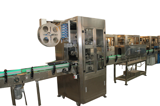 High Speed Single / Double Head Sleeve Sticker Labeling Machine 380V 3 Phase 480 kg
