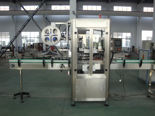 High Speed Single / Double Head Sleeve Sticker Labeling Machine 380V 3 Phase 480 kg