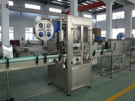 High Speed Single / Double Head Sleeve Sticker Labeling Machine 380V 3 Phase 480 kg
