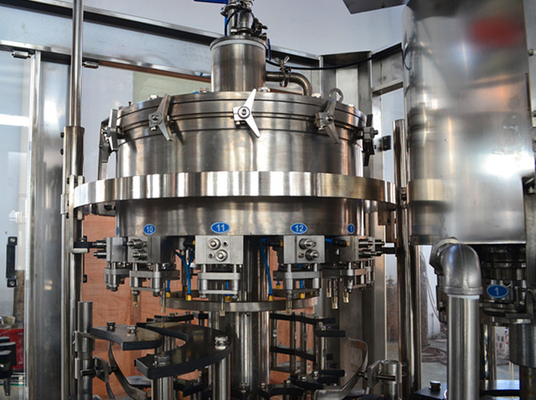 Three in One Automatic Wine Filling Machine , Electric Beer Filling Equipment Automatic