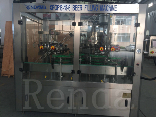 自動ガラス ペットびんビール充填機の生産ライン等圧圧力を完了して下さい